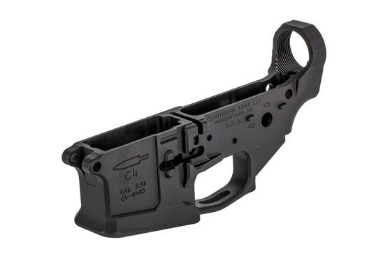 The Centurion Arms C4 Billet AR15 lower receiver is made completely in the United States